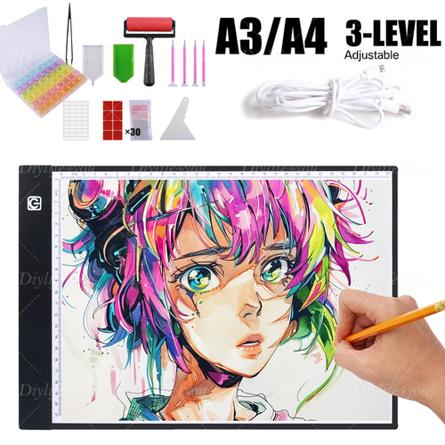 Led drawing copy - drawing, board