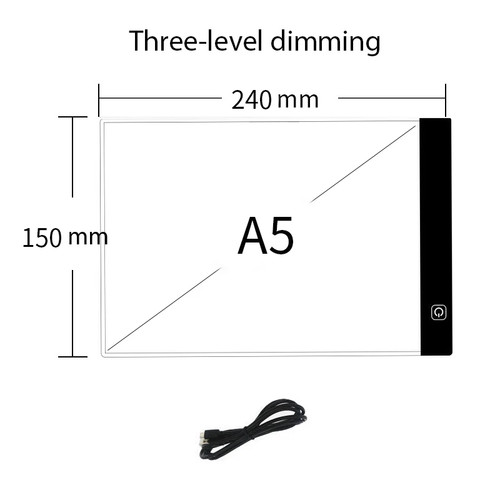 Led drawing copy pad level - pad, 3
