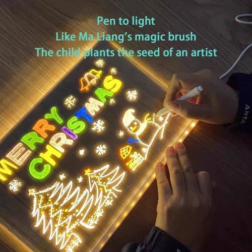 Led acrylic light message - acrylic,