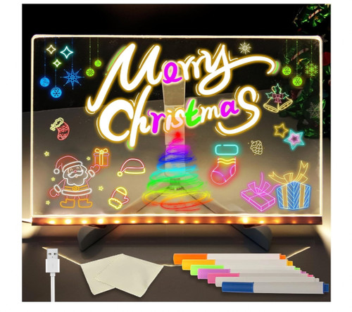 Led note board with night - with,