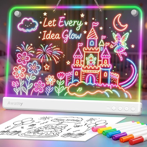 Led drawing board - board, kids