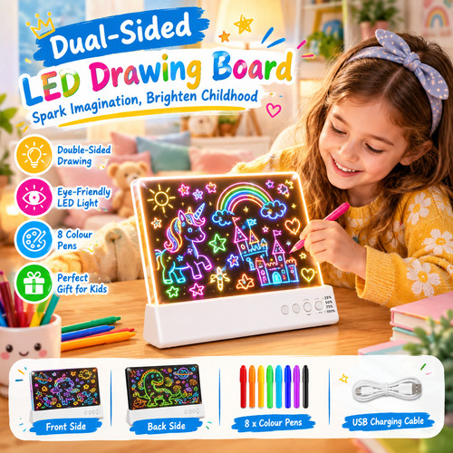Led drawing board rechargeable - drawing,