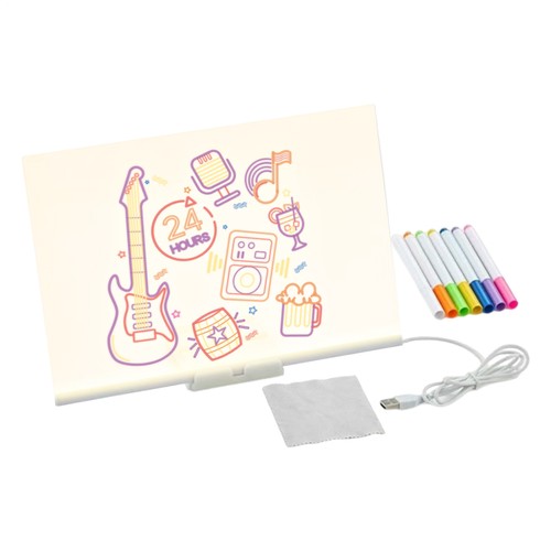 Doodle glow drawing - doodle, board