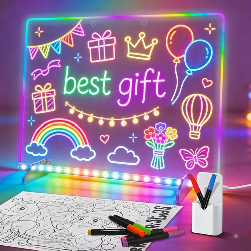 Neon led drawing board light - board,,
