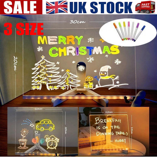 Led note board with color - board,