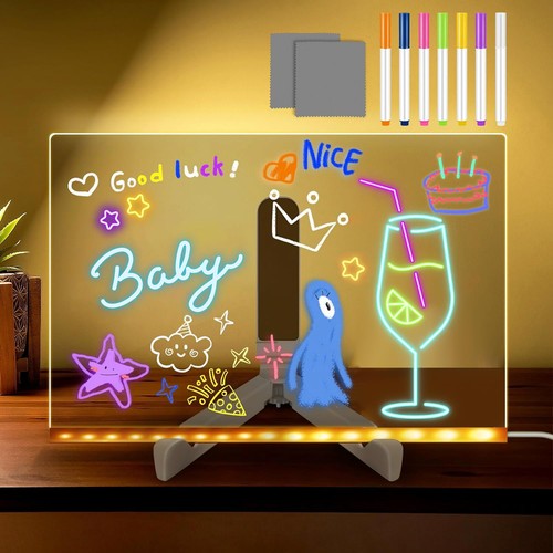 Led drawing board note - drawing,