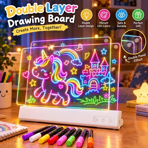 Led note board with night - led,