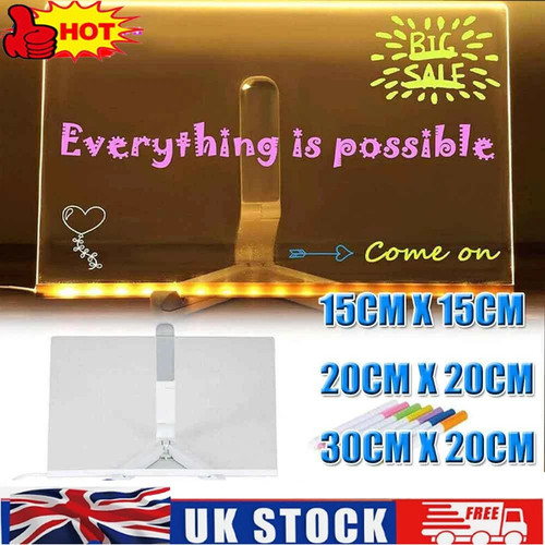 Led note board with night - with,