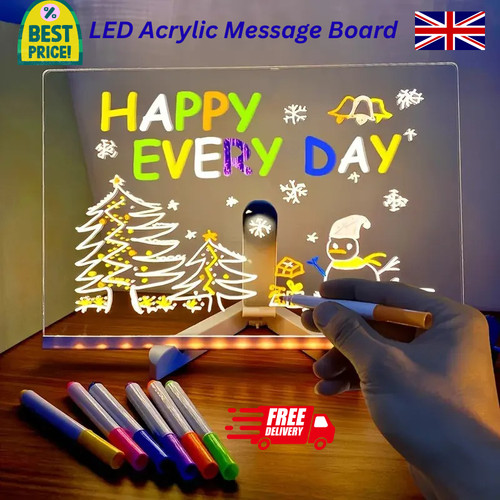 Led note board - note, with