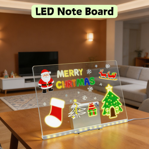 Led note board - board, with