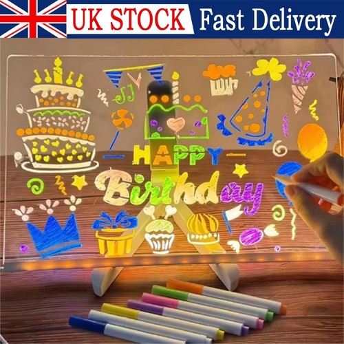 Led note board with coloured - note, 7