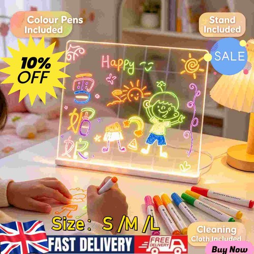 Light rewritable acrylic - up,