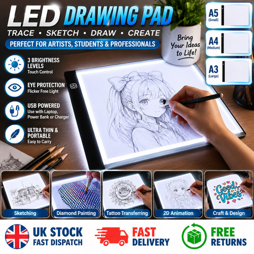 Led drawing board - a3/a4/a5,