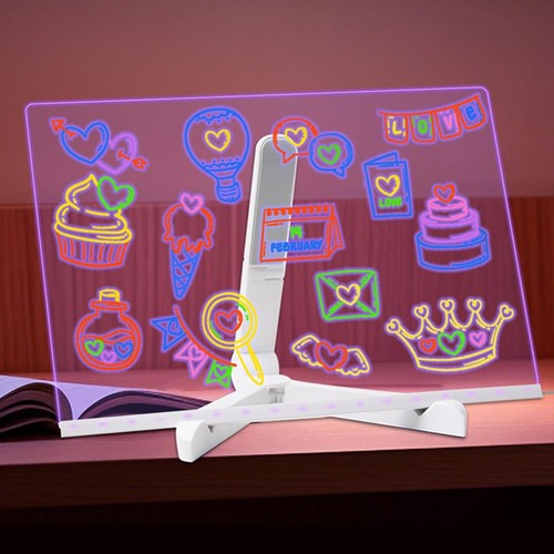 Led note board - with, night