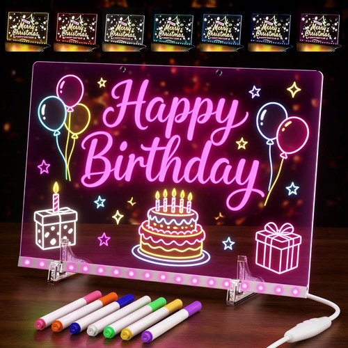 Luminous led drawing board for - drawing,