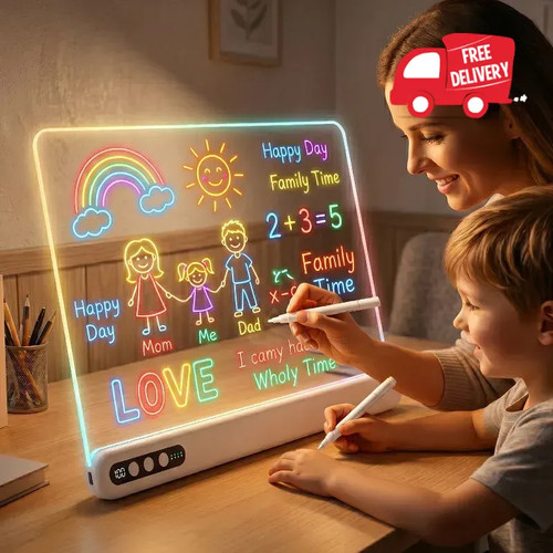 Kids led drawing board - drawing,