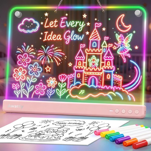 Led drawing board for kids - board,