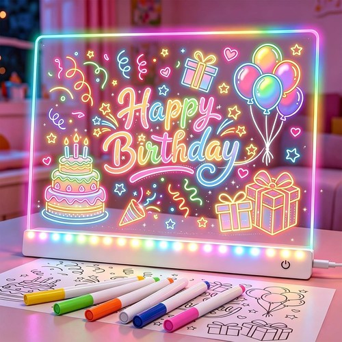 Led drawing board girls - drawing, board,