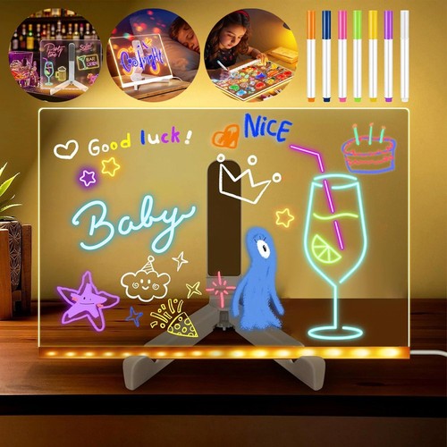 Led drawing board acrylic dry - drawing,