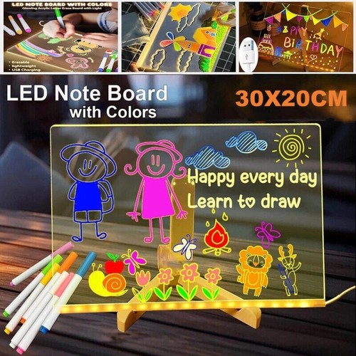 Led note board with - note,