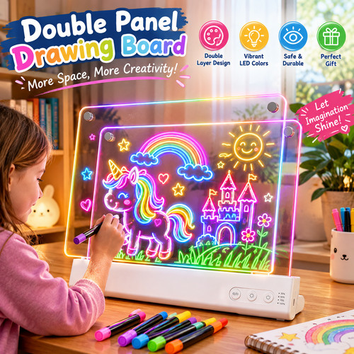 Dual panel acrylic neon led - neon,