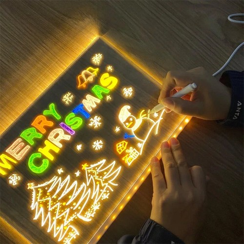 Led note board with coloured - led,