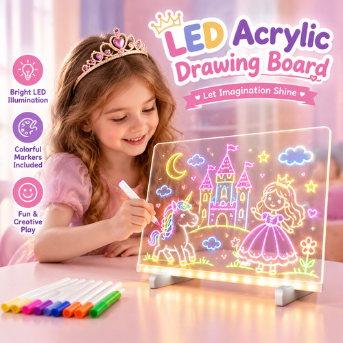 Led acrylic note board pens - led, 7