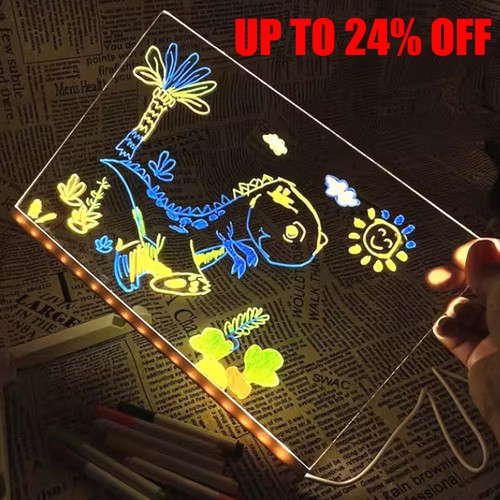 Led acrylic light message - led, light-up