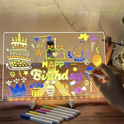 Led message board night light - led,