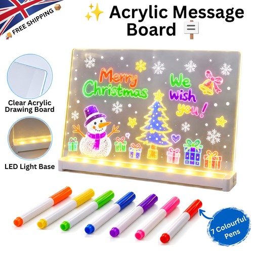 Led acrylic message board - acrylic,