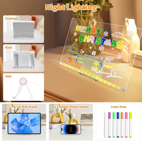 Led acrylic drawing board - drawing, diy